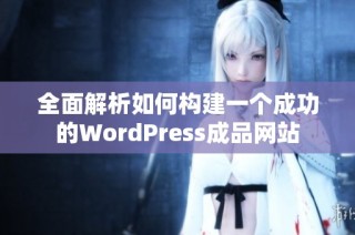全面解析如何构建一个成功的WordPress成品网站