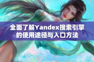 全面了解Yandex搜索引擎的使用途径与入口方法