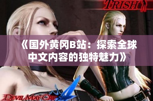 《国外黄冈B站：探索全球中文内容的独特魅力》