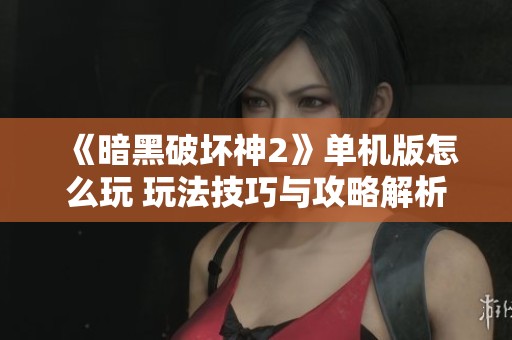 《暗黑破坏神2》单机版怎么玩 玩法技巧与攻略解析