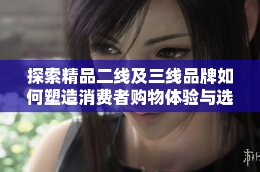 探索精品二线及三线品牌如何塑造消费者购物体验与选择