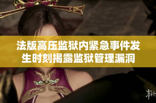 法版高压监狱内紧急事件发生时刻揭露监狱管理漏洞
