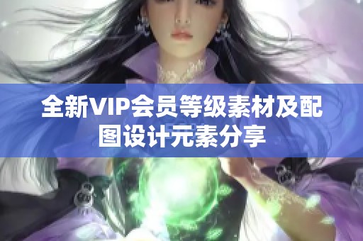 全新VIP会员等级素材及配图设计元素分享
