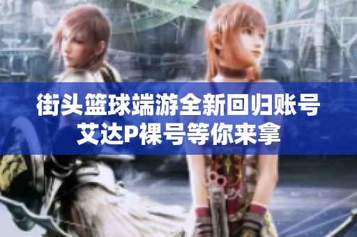街头篮球端游全新回归账号艾达P裸号等你来拿