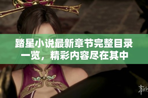 踏星小说最新章节完整目录一览，精彩内容尽在其中