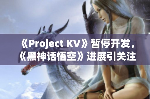 《Project KV》暂停开发，《黑神话悟空》进展引关注