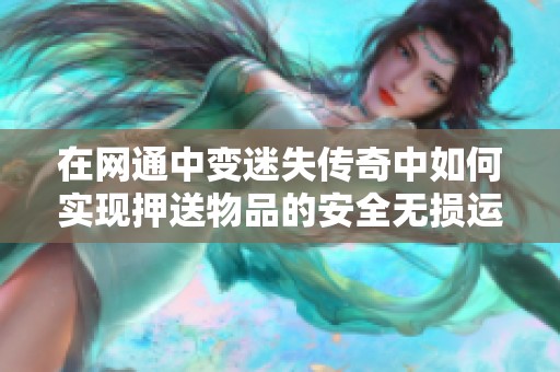 在网通中变迷失传奇中如何实现押送物品的安全无损运输技巧