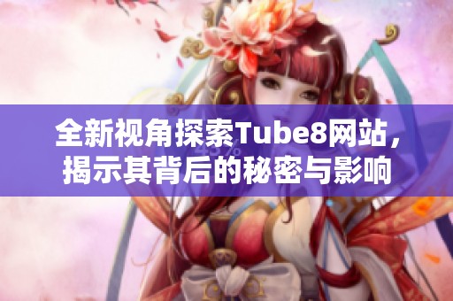 全新视角探索Tube8网站，揭示其背后的秘密与影响