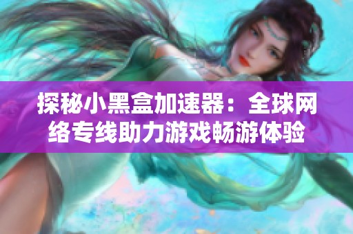 探秘小黑盒加速器：全球网络专线助力游戏畅游体验