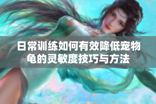 日常训练如何有效降低宠物龟的灵敏度技巧与方法
