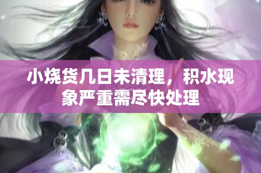 小烧货几日未清理，积水现象严重需尽快处理