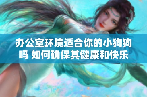 办公室环境适合你的小狗狗吗 如何确保其健康和快乐