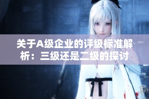 关于A级企业的评级标准解析：三级还是二级的探讨