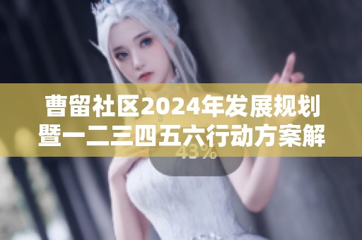曹留社区2024年发展规划暨一二三四五六行动方案解读