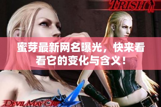 蜜芽最新网名曝光，快来看看它的变化与含义！