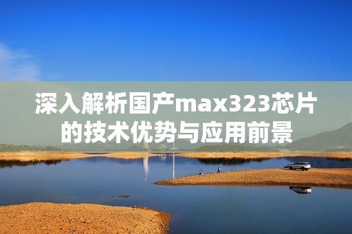 深入解析国产max323芯片的技术优势与应用前景
