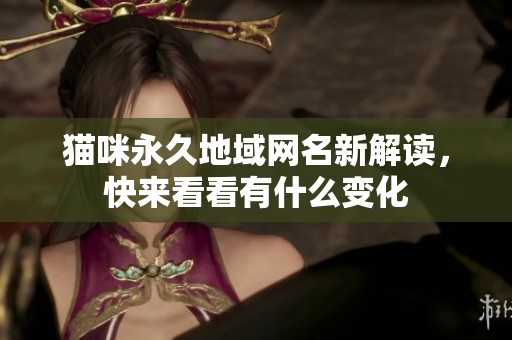 猫咪永久地域网名新解读，快来看看有什么变化