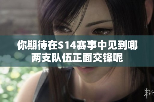 你期待在S14赛事中见到哪两支队伍正面交锋呢