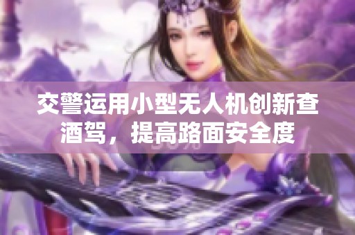 交警运用小型无人机创新查酒驾，提高路面安全度