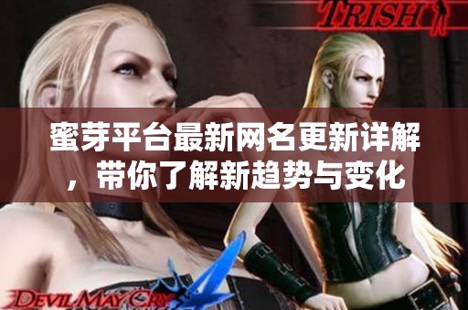 蜜芽平台最新网名更新详解，带你了解新趋势与变化