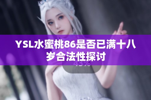YSL水蜜桃86是否已满十八岁合法性探讨