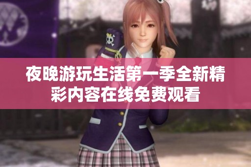 夜晚游玩生活第一季全新精彩内容在线免费观看