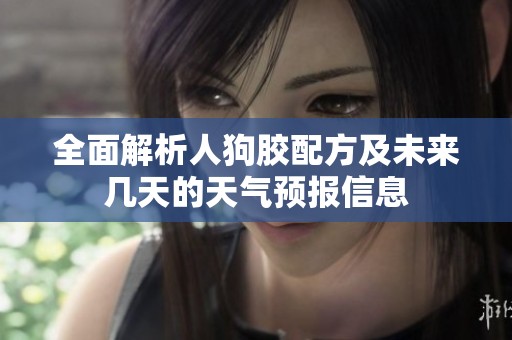 全面解析人狗胶配方及未来几天的天气预报信息