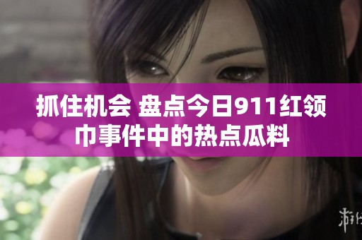 抓住机会 盘点今日911红领巾事件中的热点瓜料