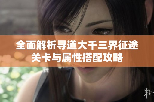 全面解析寻道大千三界征途关卡与属性搭配攻略