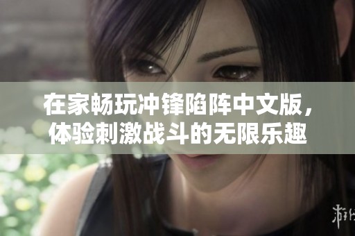 在家畅玩冲锋陷阵中文版，体验刺激战斗的无限乐趣