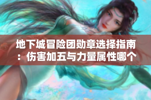 地下城冒险团勋章选择指南：伤害加五与力量属性哪个好