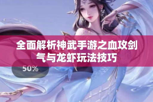 全面解析神武手游之血攻剑气与龙虾玩法技巧