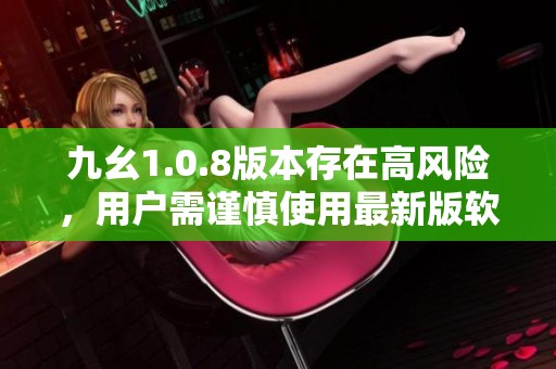 九幺1.0.8版本存在高风险，用户需谨慎使用最新版软件