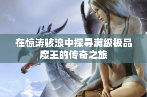 在惊涛骇浪中探寻满级极品魔王的传奇之旅