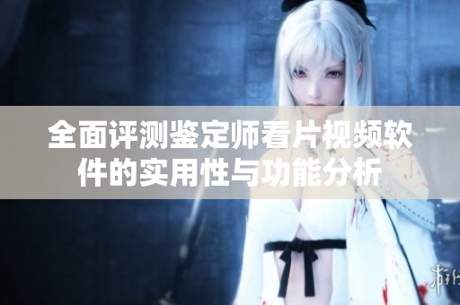 全面评测鉴定师看片视频软件的实用性与功能分析