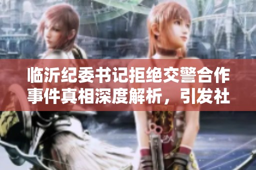 临沂纪委书记拒绝交警合作事件真相深度解析，引发社会广泛讨论